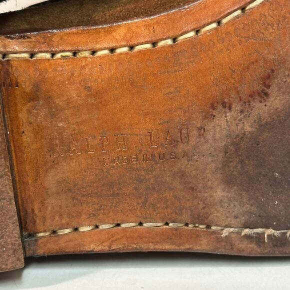 VERY GOOD Rancourt & Co. x Polo Ralph Lauren Snuff Suede Moccasin Loafer USA 11 - Picture 13 of 14